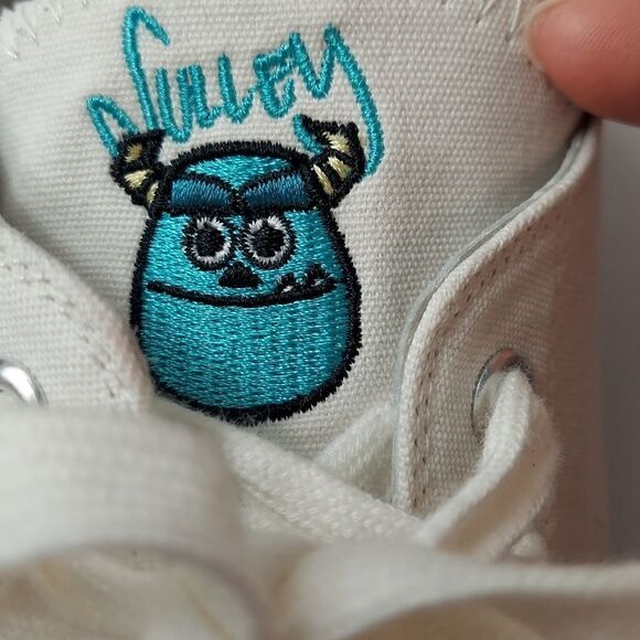 Rare Disney Monsters University Canvas Biscuit Sneakers Sz 8.5 - Picture 7 of 16